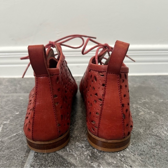 Sixty Seven Leather Booties Cognac Brown Size EU38 US7.5 Made in Spain - Picture 3 of 16